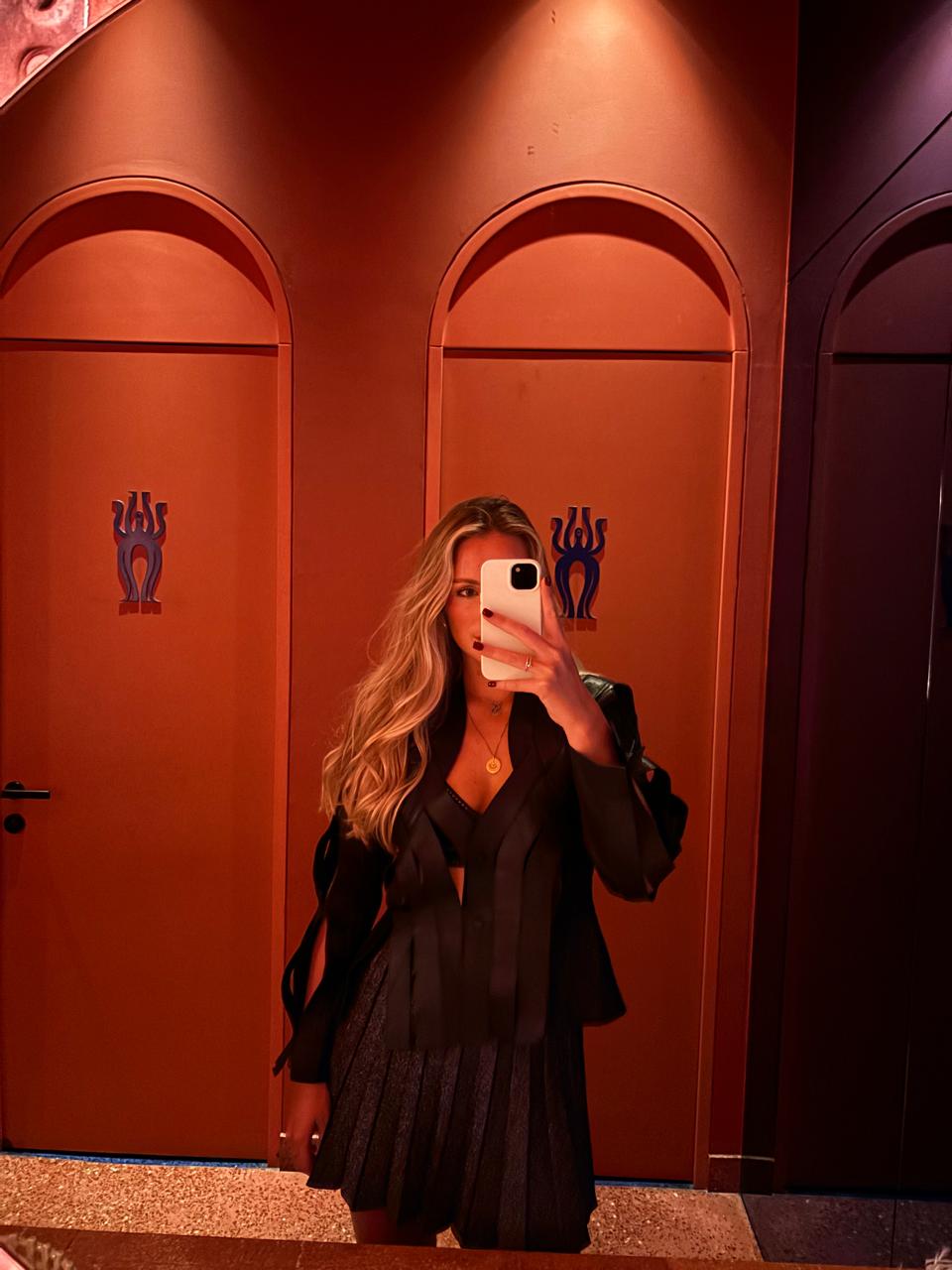 Black leather jacket