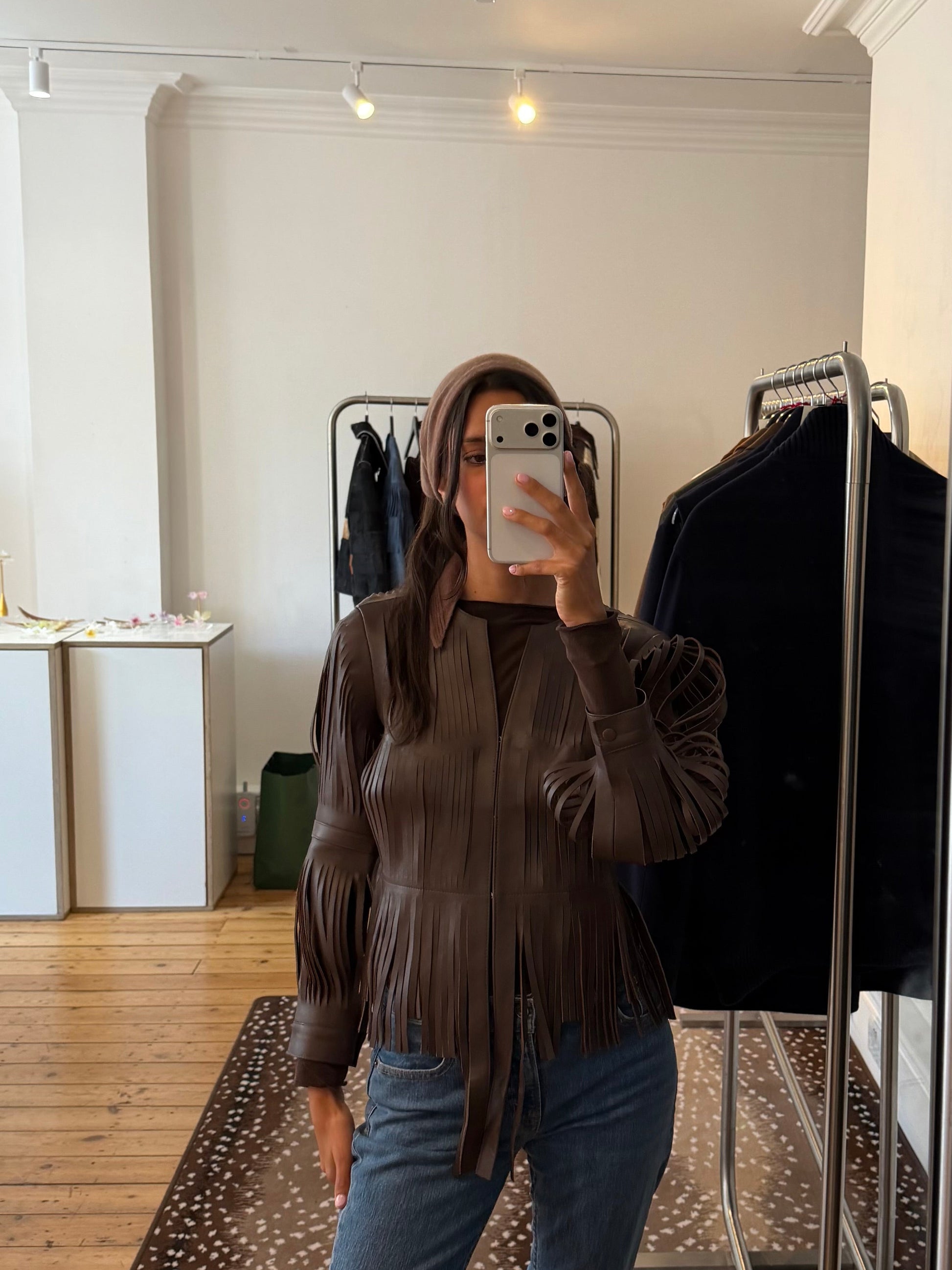 Ayla brown jacket