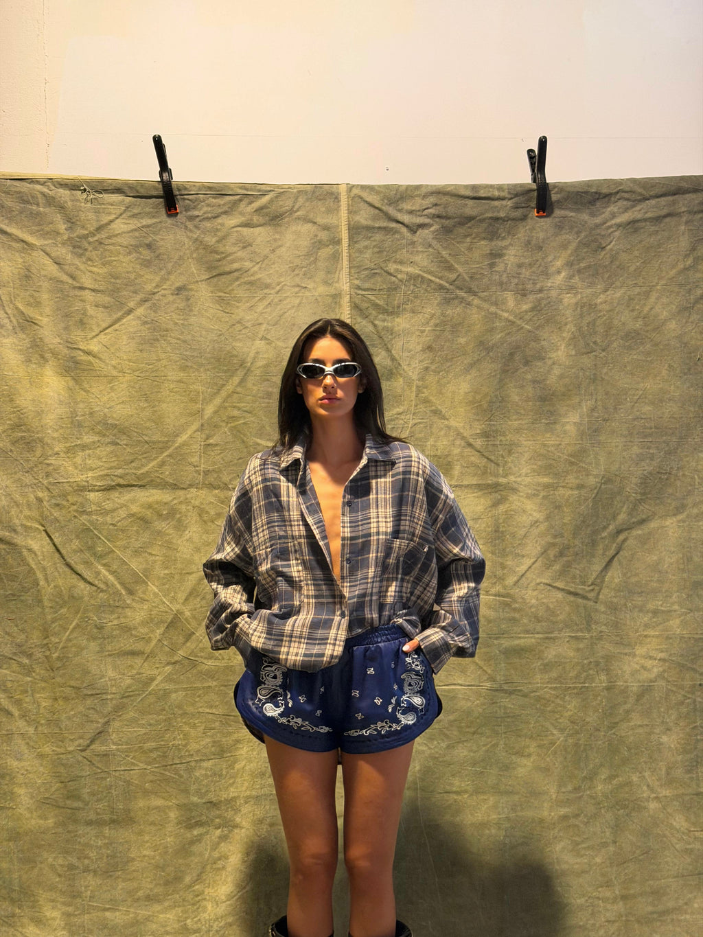 Bandana shorts blue