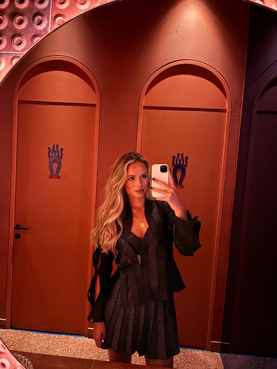 Black leather jacket