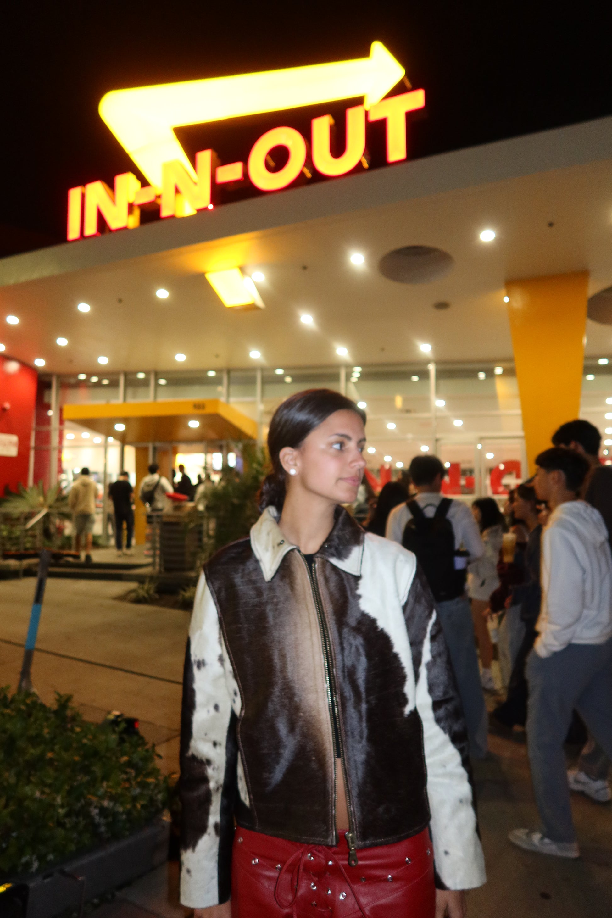 Brown cowhide jacket