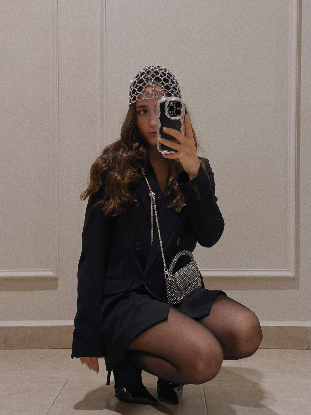 Aurelia silver headpiece