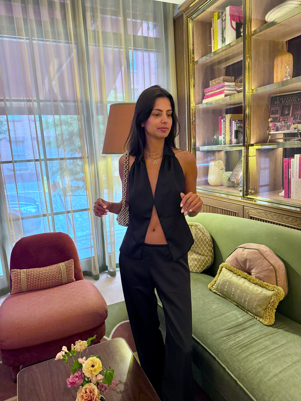 Cami satin set