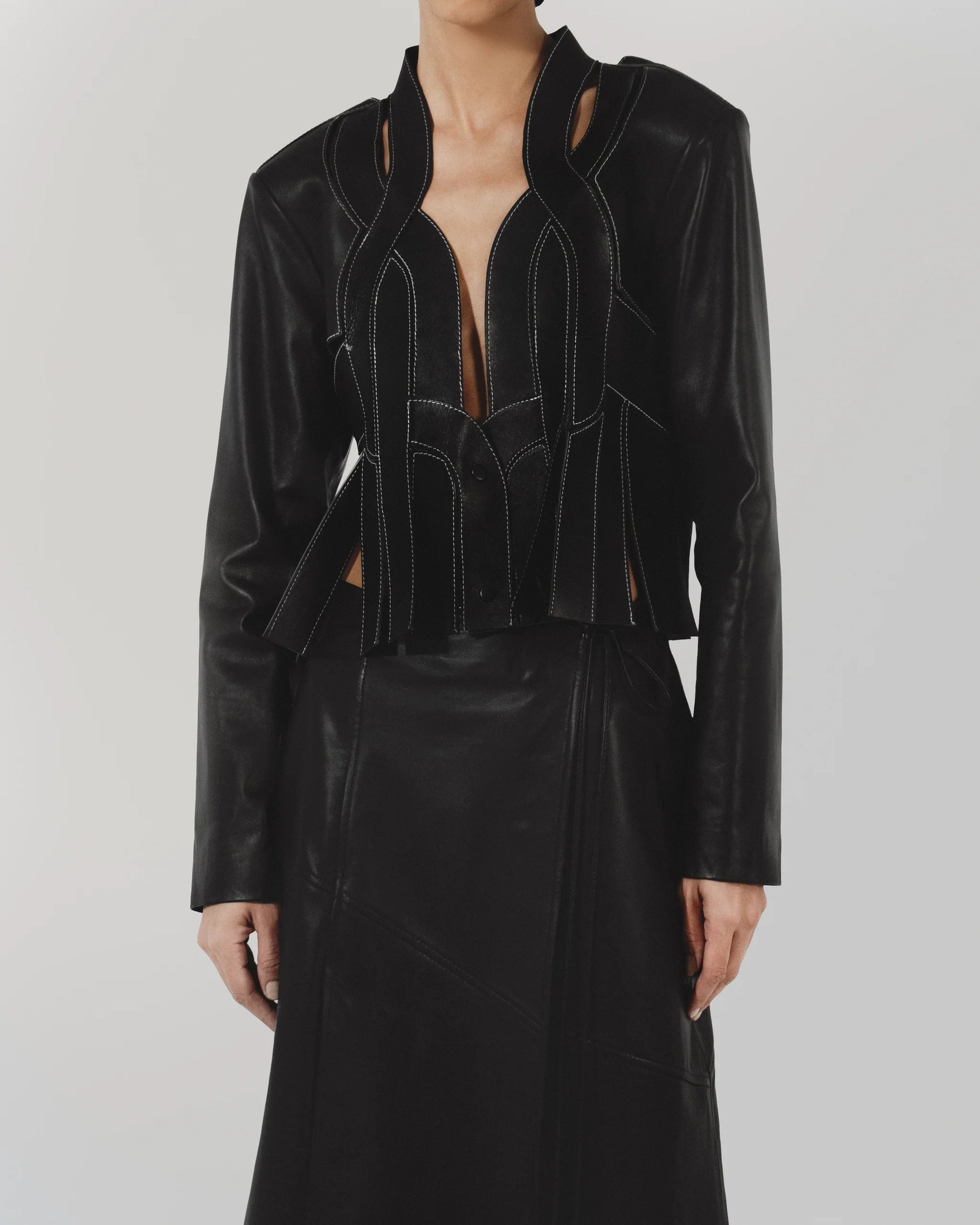 Brianna leather jacket