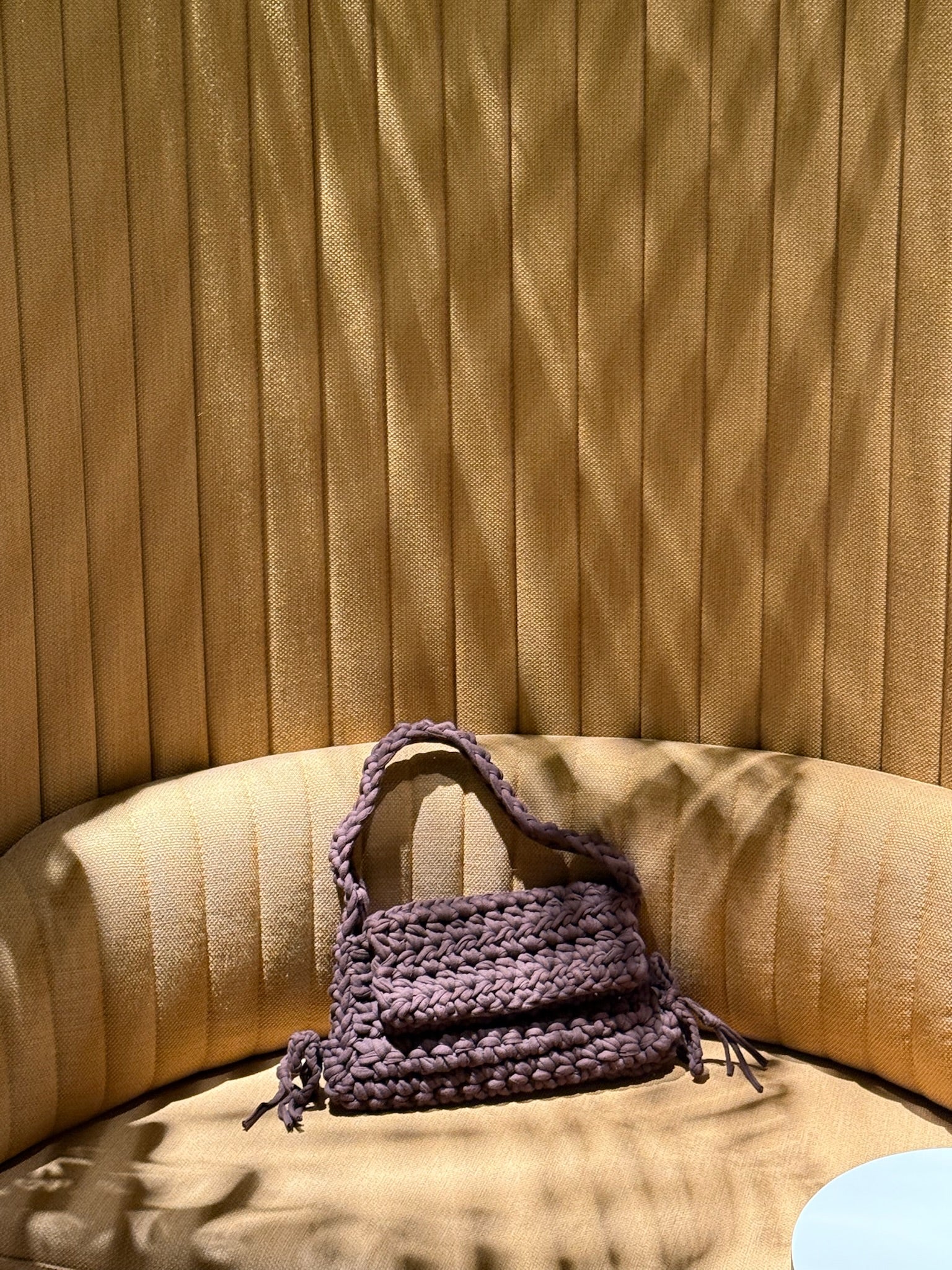Brown tricot bag